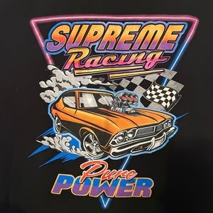 Like new 2xl Supreme racing  pure power black t shirt